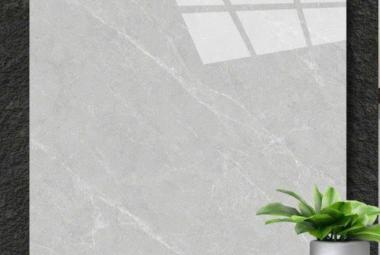 Gạch đ&aacute; Porcelain 80cmx80cm x&aacute;m v&acirc;n trắng PN TP 8038
